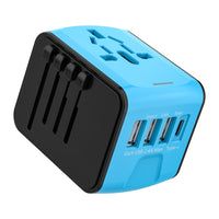 Multifunctional travel charger 3USB + TypeC multi-country universal socket American standard European standard British standard Australian standard charging base